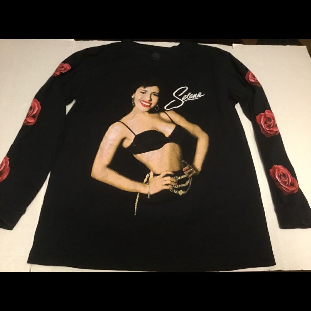 Vintage Selena Women’s Long Sleeve T-shirt Size M